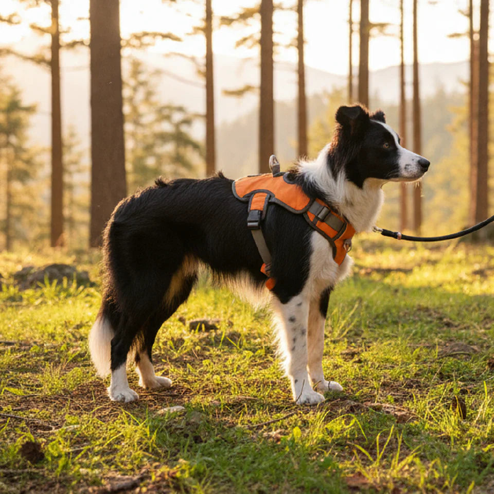 Chest and Back Harness for Medium & Large Dogs: No-Pull, Escape-Proof, Your Secure Outdoors Companion